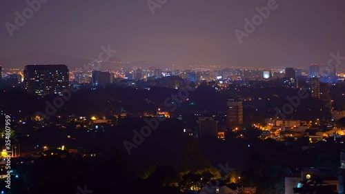 Wallpaper Mural Skyline at night in Latin America Torontodigital.ca