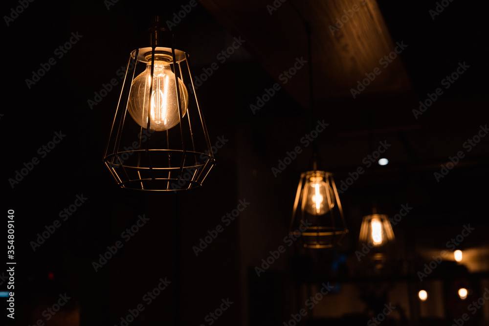 Pendant burning lights for interior decoration. Pendant burning lights for interior decoration.