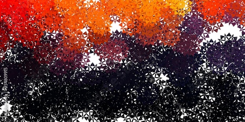 Light Blue, Yellow vector backdrop with xmas snowflakes.