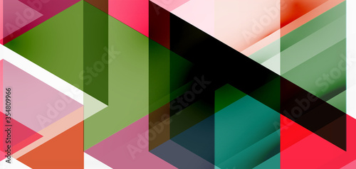 Geometric abstract background  mosaic triangle and hexagon shapes. Trendy abstract layout template for business or technology presentation  internet poster or web brochure cover  wallpaper