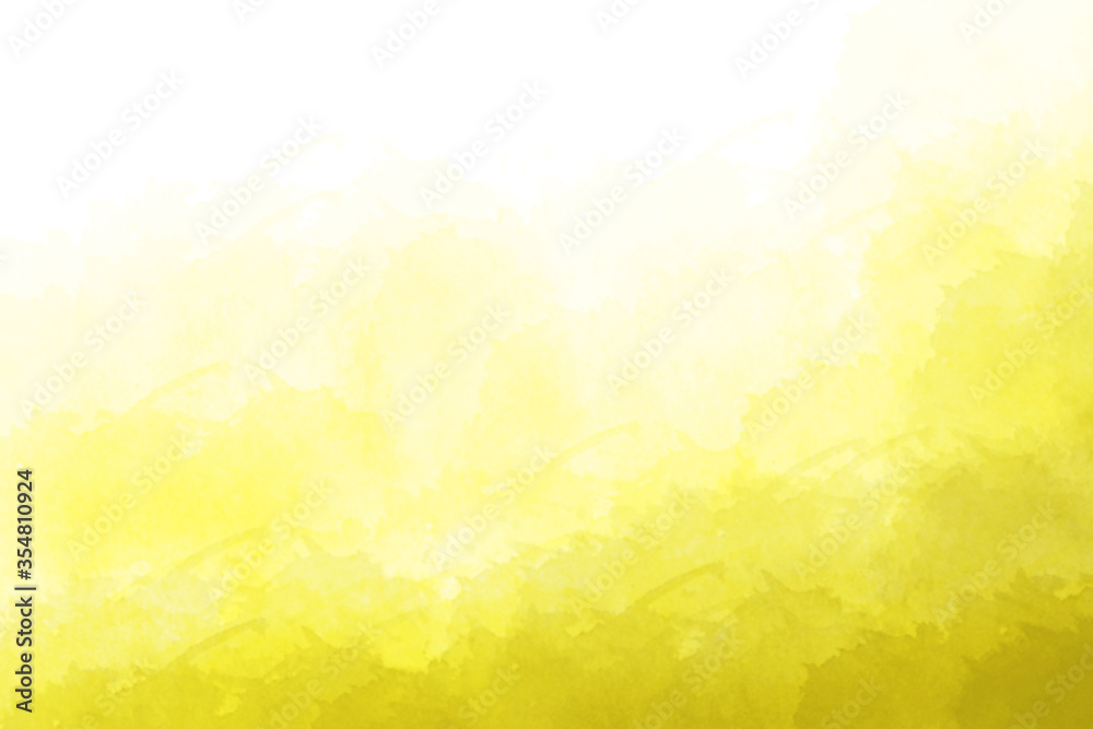 yellow watercolor abstract background textured for the web banners design