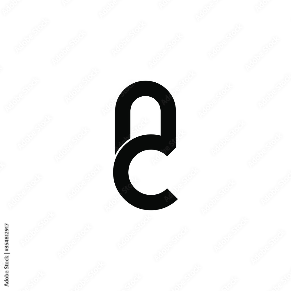 nc letter original monogram logo design nc letter original monogram logo design