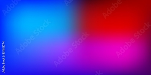 Light Blue, Red vector gradient blur drawing.