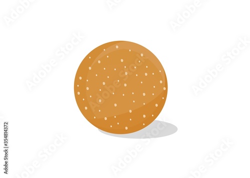 Atta Laddu,Churma Laddu Indian Sweets or Mithai Food Vector