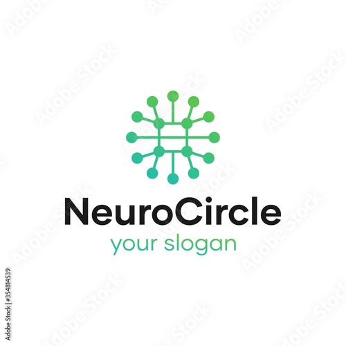 Simple Professional Logo for Neurology Clinic Healthcare Design Idea