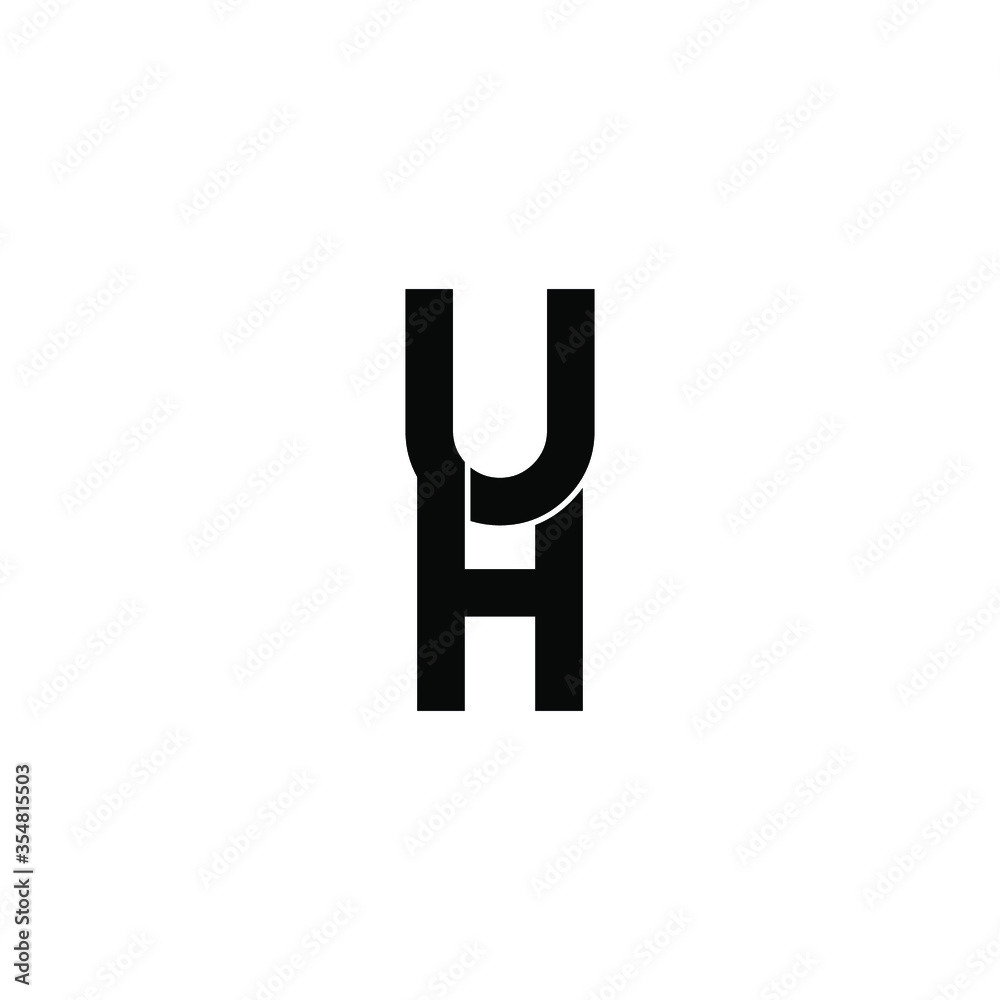uh letter original monogram logo design uh letter original monogram logo design