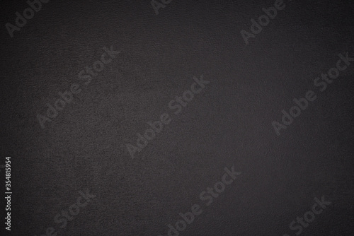 School concept. Close-up photo of clean black chalkboard