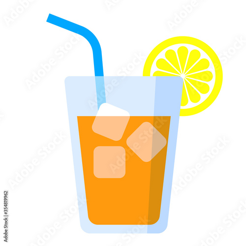 冷たいドリンクのイラスト