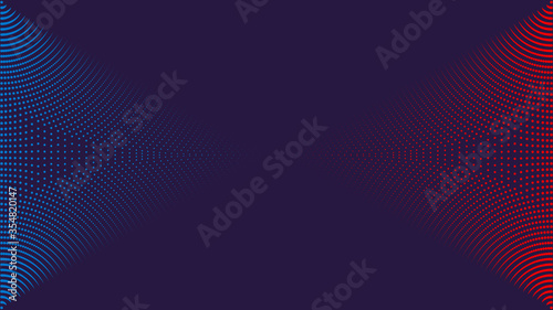 Abstract dots particles grid background