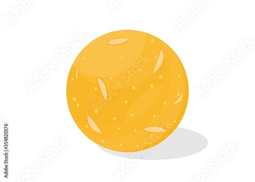Besan Laddu Indian Sweets or Mithai Food Vector