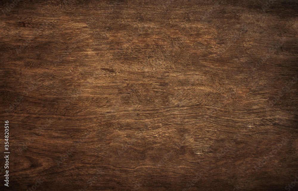 Fototapeta premium Brown wood texture, dark wooden abstract background.