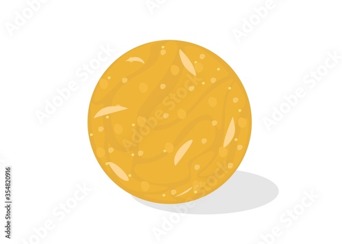 Besan Laddu Indian Sweets or Mithai Food Vector