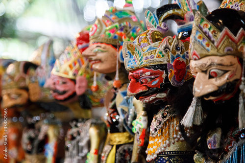 Character of Wayang Golek-Sundanese traditional puppet show. photo