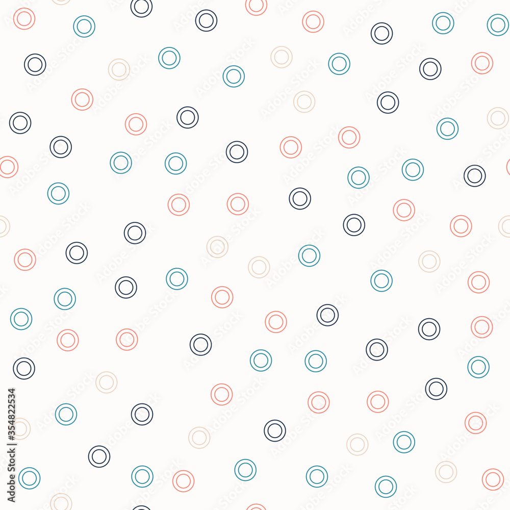 Seamless abstract pastel circle. Can be used as background, simple illustration, printing, fabric etc.