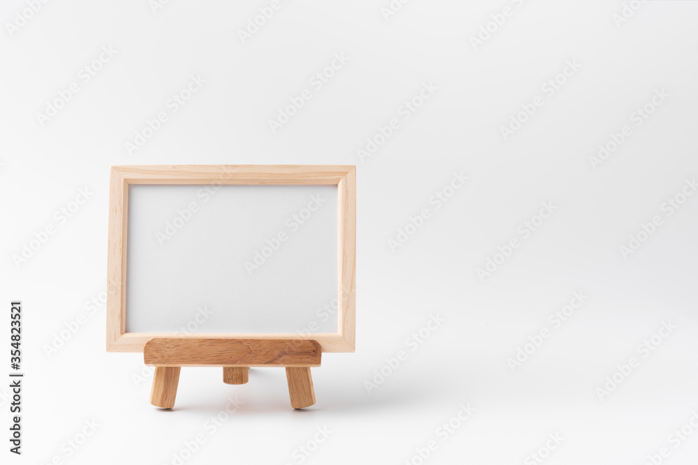 wood photo frame isolated on white background wood photo frame isolated on white background