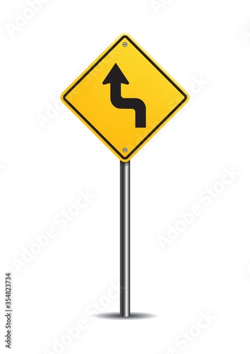 Free Download Left reverse turn sign - GFXLoad