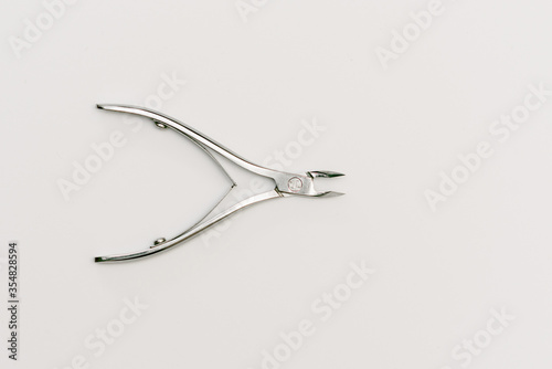Set for manicure and Pedicuru on white background