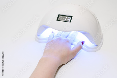 Set for manicure and Pedicuru on white background