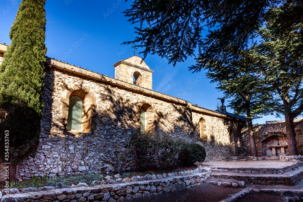 Fototapeta premium Sainte victoire abbey, south France