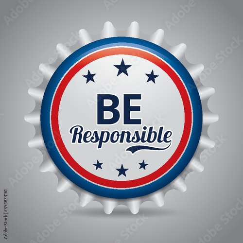 Be responsible badge