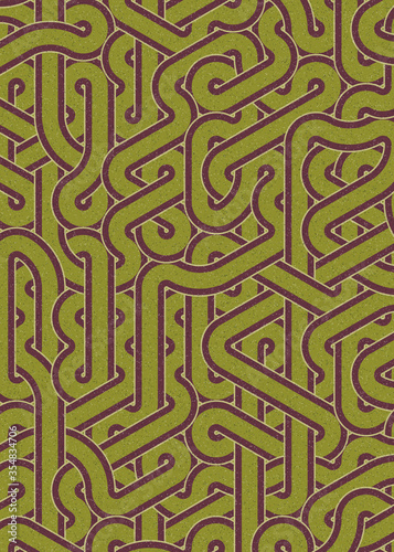 Wallpaper Mural Colour Hexagon Tile Connection art background design illustration Torontodigital.ca