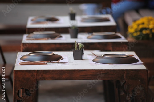 restaurant table setting