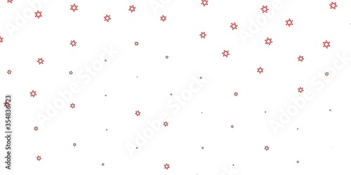 Light red vector pattern with coronavirus elements.