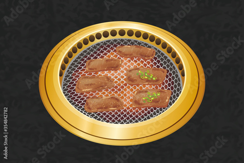 焼肉と無煙ロースター