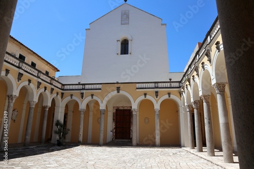 Obraz na płótnie Capua - Portico del Duomo w salonie