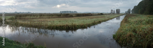 Panorama. River. Canal. Wapserveense Aa. Maatschappij van Weldadigheid Frederiksoord Drenthe Netherlands