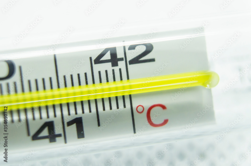 Thermometer for measuring body temperature close-up Thermometer for measuring body temperature close-up