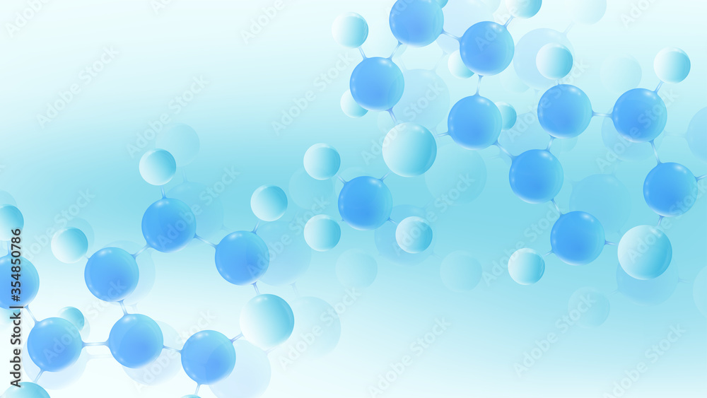 Molecular 3d vector structure molecule or atom. Scientific vector illustration for Science or Medical background. Molecular innovation model. Abstract biotechnological background chemistry research. Molecular 3d vector structure molecule or atom. Scientific vector illustration for Science or Medical background. Molecular innovation model. Abstract biotechnological background chemistry research.