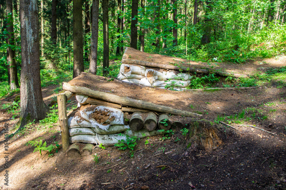 Home-made bicycle training park with a springboard with jumps and tracks. 02 June 2020. Minsk. Belarus Home-made bicycle training park with a springboard with jumps and tracks. 02 June 2020. Minsk. Belarus