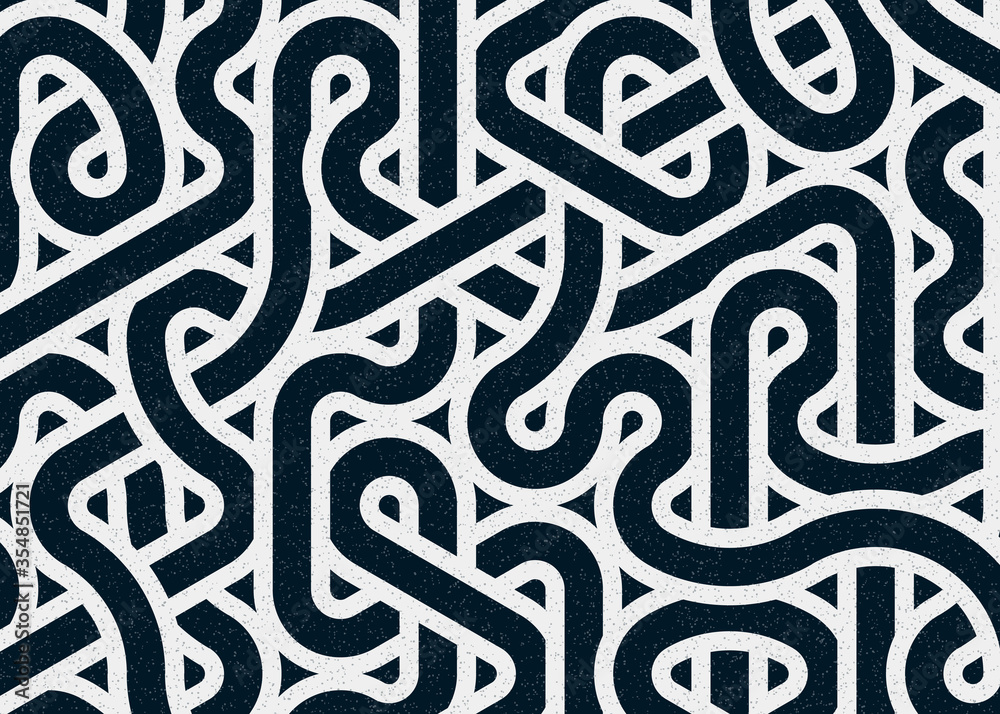 Obraz premium Colour Hexagon Tile Connection art background design illustration