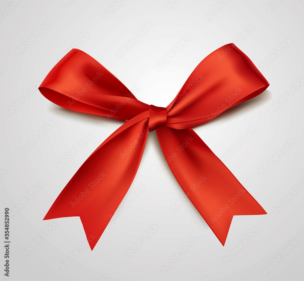 vector bow illustration realistic 3d style