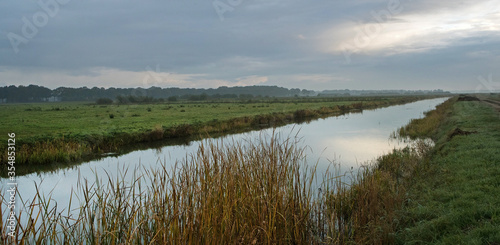 River. Canal. Wapserveense Aa. Maatschappij van Weldadigheid Frederiksoord Drenthe Netherlands © A