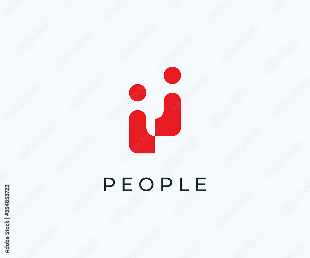 People logo icon design vector People logo icon design vector
