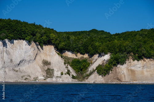 The chalk coast of Rügen on the Baltic Sea photo