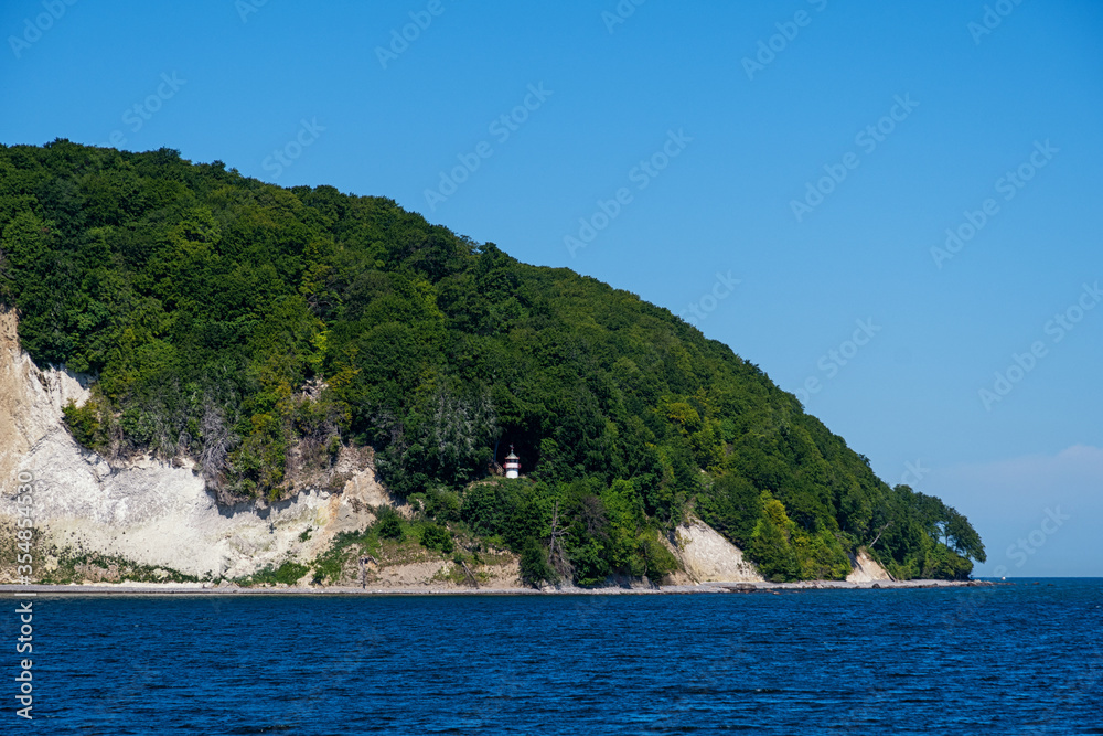 Fototapeta premium The chalk coast of Rügen on the Baltic Sea