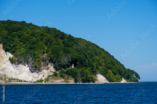 The chalk coast of Rügen on the Baltic Sea