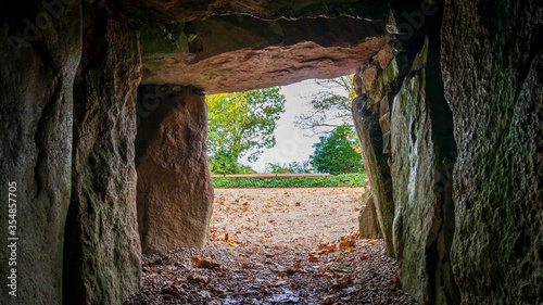 La Hougue Bie Neolithic Tomb Dolman in Jersey