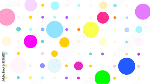 abstract colorful circles