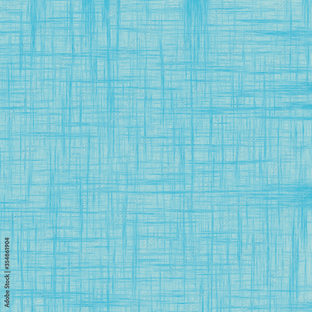 Old light blue vintage grunge textured background. Paint effect with lines for textile.