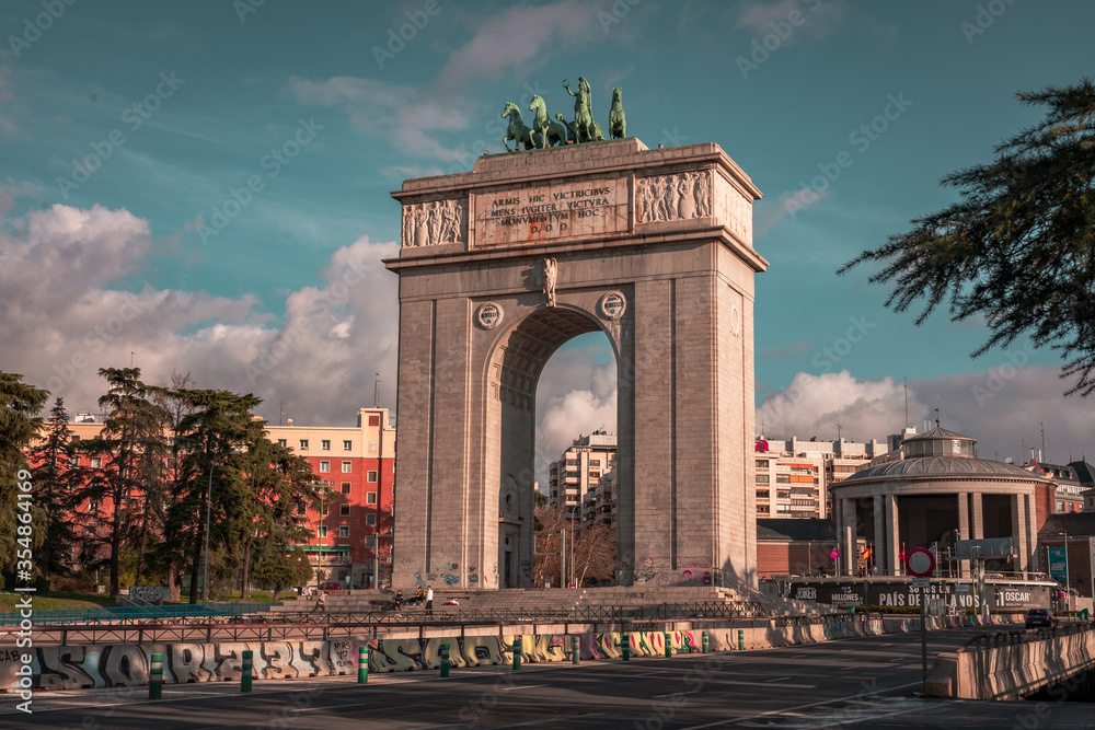 Fototapeta premium cityscapes in Madrid