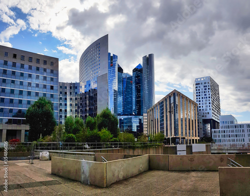 Vista del distrito financiero de La Defense en Paris © David Andres