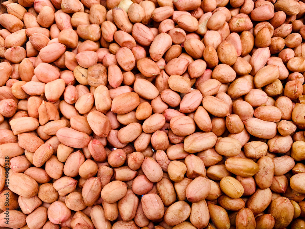 Dried peel peanuts kernel, Food ingredient and raw food for vegetarian. Dried peel peanuts kernel, Food ingredient and raw food for vegetarian.