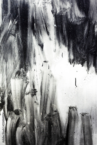 Konstfotografi Creative background careless brush strokes dark paint, abstract textured background with flares and cracks