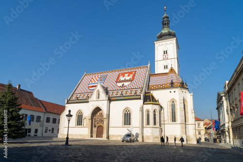 St Marks Church in Zagreb, Croatia