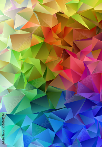 Abstract Low-Poly background. triangulated texture. Design 3d. Polygonal geometrical pattern. Triangular modern style