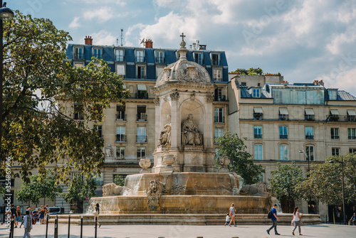 Fontaine Saint-Sulpice in Paris photo